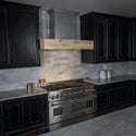 ZLINE 42" Designer Series Wooden Wall Mount Range Hood in Butcher Block (681M-42)