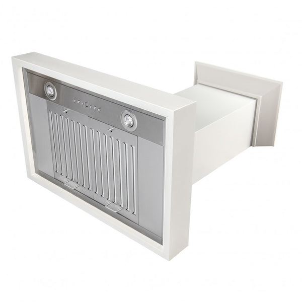 ZLINE 30 in. Ducted Wooden Wall Mount Range Hood in Cottage White (KBTT-30)