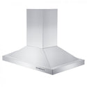 36 in. Ducted Island Mount Range Hood with Single Remote Blower in Stainless Steel (GL2i-RS-36-400)