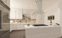ZLINE 30 in. Convertible Vent Island Mount Range Hood in Satin Stainless Steel and Glass (8GL14iS-30)