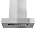 ZLINE 48 in. Ducted Wall Mount Range Hood with Dual Remote Blower in Stainless Steel (KECOM-RD-48)