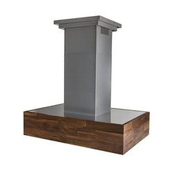 ZLINE 30" Remote Blower Ducted Designer Series Wooden Island Mount Range Hood in Butcher Block (681iW-RS-30-400)