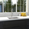 ZLINE 23 in. Meribel Undermount Single Bowl Stainless Steel Kitchen Sink with Bottom Grid (SRS-23)