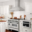 ZLINE 36 in. Professional Convertible Vent Wall Mount Range Hood in Stainless Steel, Open Box-Good Condition