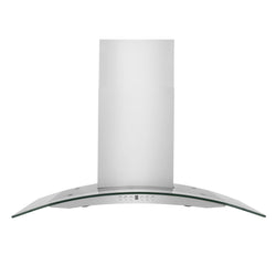 ZLINE 36 in. Convertible Vent Convertible Vent Wall Mount Range Hood in Stainless Steel & Glass Handle, Open Box-Great Condition