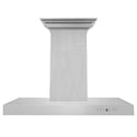 24" ZLINE CrownSound™Ducted Vent Wall Mount Range Hood in Stainless Steel with Built-in Bluetooth Speakers (KECRN-BT-24)