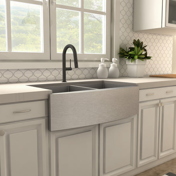 ZLINE Voltaire Kitchen Faucet in Matte Black (VLT-KF-MB)