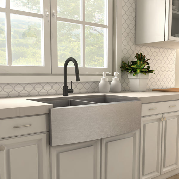 ZLINE Dante Kitchen Faucet in Matte Black (DNT-KF-MB)