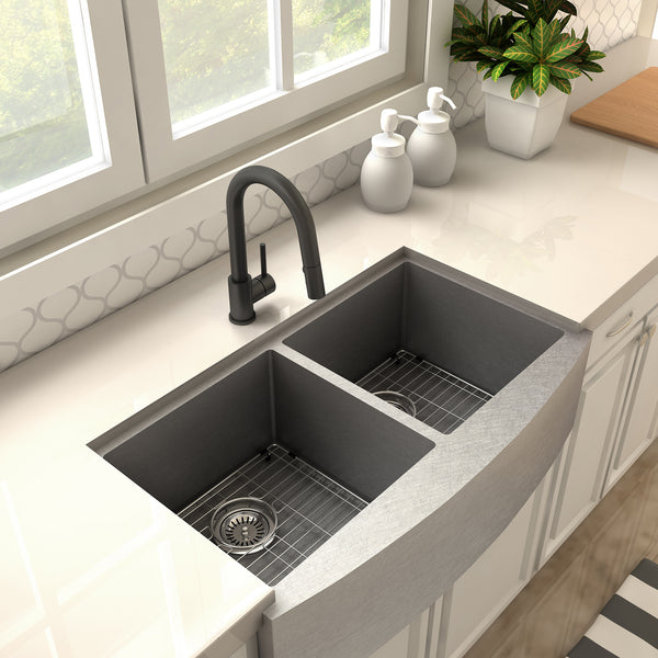 ZLINE Dante Kitchen Faucet in Matte Black (DNT-KF-MB)