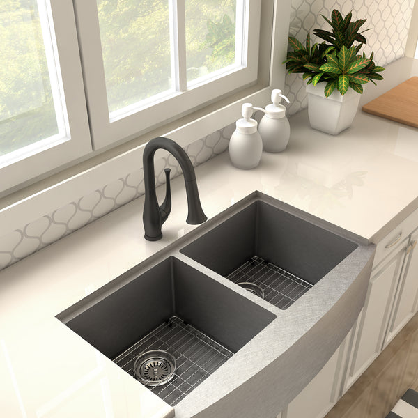 ZLINE Shakespeare Kitchen Faucet in Matte Black (SHK-KF-MB)