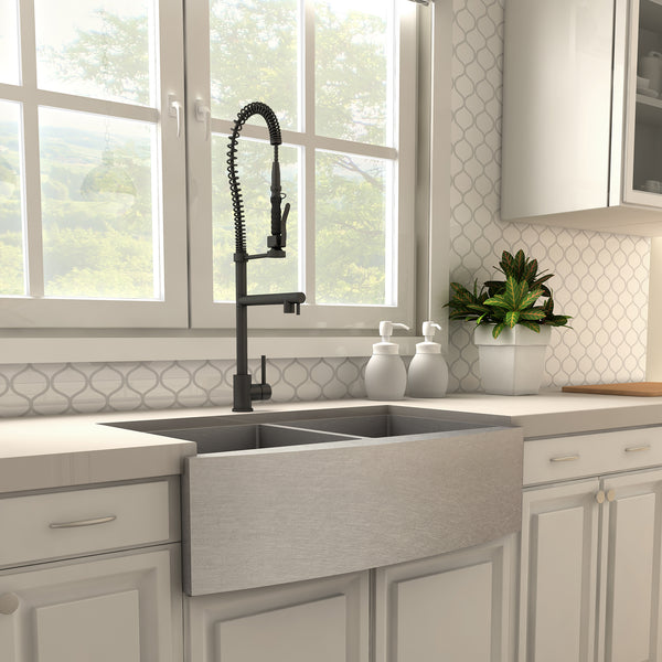 ZLINE Van Gogh Kitchen Faucet in Matte Black (VNG-KF-MB)