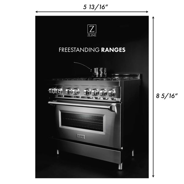 ZLINE Freestanding Ranges Trifold (TRI-RA-V2)