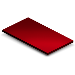 3 x 5 Red Gloss Sample (CS-RG)