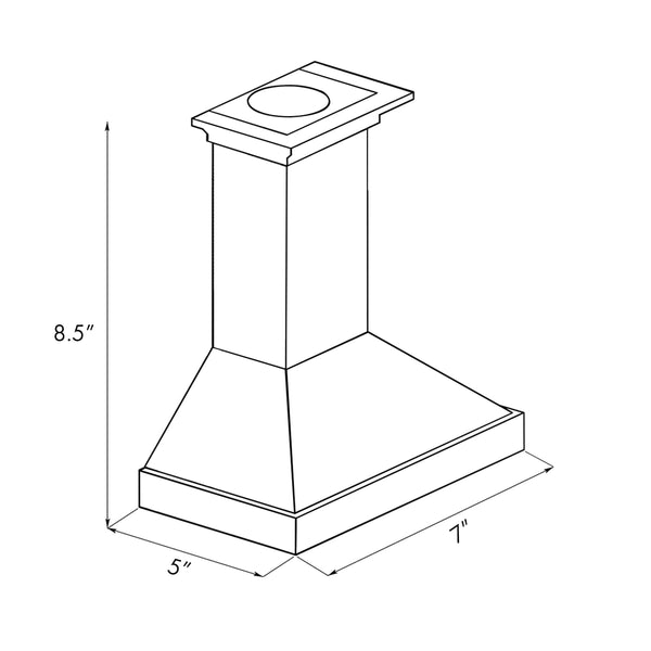 Mini Range Hood - Hand-Hammered (MH-H)