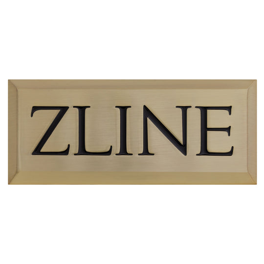 ZLINE Autograph Edition Badge Sample in Champagne Bronze (RAZ-BADGE-CB)