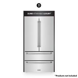 ZLINE Kitchen Vignette for 36" Freestanding Refrigerator (VN-D)