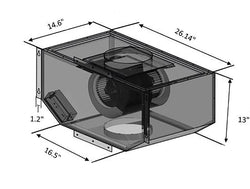 Single Remote Blower T85