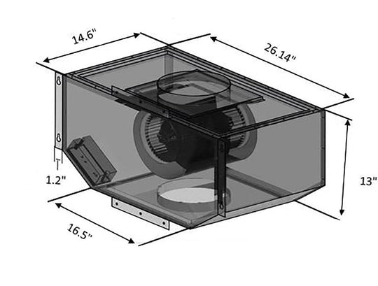Single Remote Blower T85