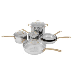 ZLINE 10-Piece Non-Toxic Stainless Steel Cookware Set (CWSETL-ST-10)