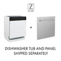 ZLINE 24 in. Autograph Edition Tallac Dishwasher Panel with Champagne Bronze Handle and Color Options (DPVZ-24-CB)