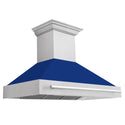 ZLINE 48 in. DuraSnow Stainless Steel Range Hood with Colored Shell Options (8654SNX-48)