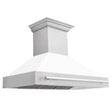 ZLINE 48 in. DuraSnow Stainless Steel Range Hood with Colored Shell Options (8654SNX-48)