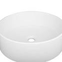 ZLINE 16 in. Siena Round Vessel Bath Sink in White Matte (SK-QVR-WM-16)
