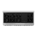 ZLINE 60 in. 7.4 cu. ft. Legacy Dual Fuel Range with 9 Burner Gas Cooktop and 2 Electric Convection Ovens in Stainless Steel with Griddle (RA-GR-60)