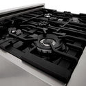 ZLINE 30 in. Kitchen Package with Stainless Steel Gas Range, Range Hood, Microwave Drawer and Tall Tub Dishwasher (4KP-RGRH30-MWDWV)