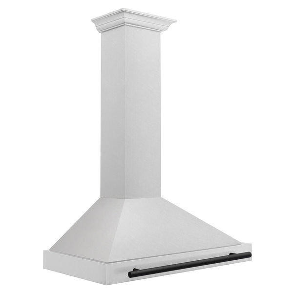 ZLINE 36 in. Autograph Edition DuraSnow Stainless Steel Range Hood with DuraSnow Stainless Steel Shell and Accents (KB4SNZ-36)