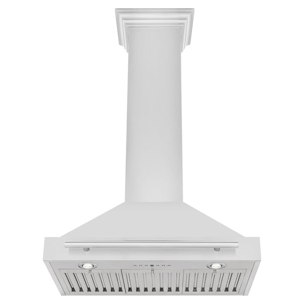 ZLINE 30 in. Convertible Stainless Steel Range Hood with Stainless Steel Handle (KB4STX-30)