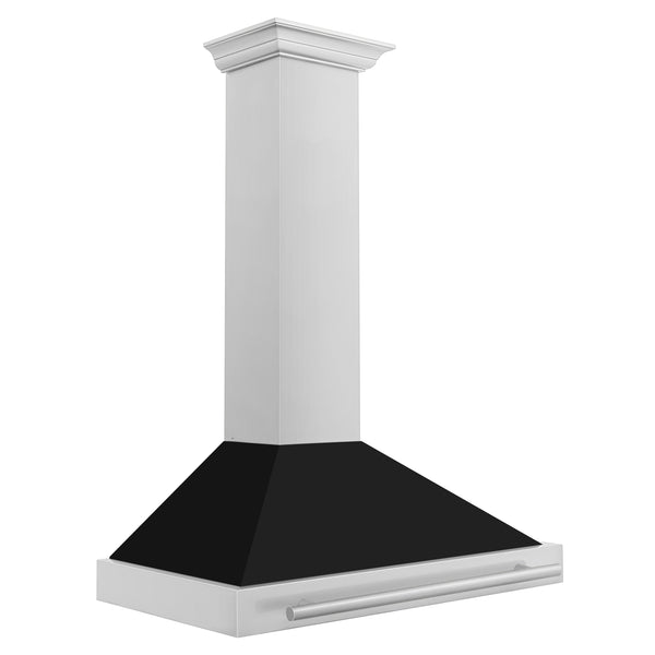 ZLINE 48 in. Convertible Stainless Steel Range Hood with Stainless Steel Handle (KB4STX-48)