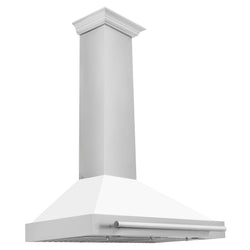 ZLINE 48 in. Convertible Stainless Steel Range Hood with Stainless Steel Handle (KB4STX-48)