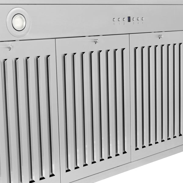 ZLINE 48 in. Autograph Edition Stainless Steel Range Hood with White Matte Shell and Accents (KB4STZ-WM48)