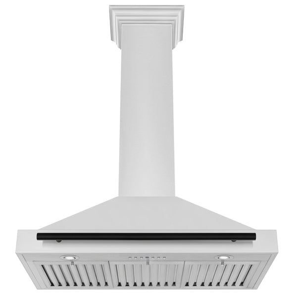 ZLINE 36 in. Autograph Edition Stainless Steel Range Hood with Stainless Steel Shell and Accents (KB4STZ-36)
