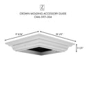 ZLINE Crown Molding #6 For Island Range Hood (CM6-597i-304)