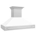 ZLINE 48 in. DuraSnow Stainless Steel Range Hood with Colored Shell Options (8654SNX-48)