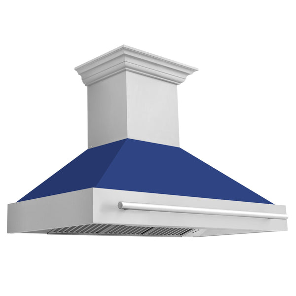 ZLINE 48 in. Stainless Steel Range Hood with Stainless Steel Handle (8654STX-48)