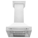 ZLINE 30 in. DuraSnow Stainless Steel Range Hood with Color Shell Options (8654SNX-30)