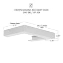 ZLINE Crown Molding Profile 5 for Wall Mount Range Hood (CM5-587/597-304)