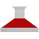 ZLINE 48 in. DuraSnow Stainless Steel Range Hood with Colored Shell Options (8654SNX-48)