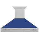 ZLINE 48 in. DuraSnow Stainless Steel Range Hood with Colored Shell Options (8654SNX-48)