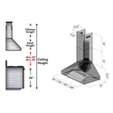 ZLINE 30" Designer Series Wall Mount Range Hood (8597B) - Rustic Kitchen & Bath - Range Hoods - ZLINE Kitchen and Bath