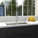 ZLINE 36" Executive Series Undermount Double Bowls Sink (SR50D) - Rustic Kitchen & Bath - Sinks - ZLINE Kitchen and Bath