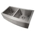 ZLINE 36" Farmhouse Series Double Bowl Apron Sink (SA50D) - Rustic Kitchen & Bath - Sinks - ZLINE Kitchen and Bath