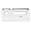 ZLINE 48" Range Door in DuraSnow Stainless Steel with Color Options - Rustic Kitchen & Bath - ZLINE Kitchen and Bath