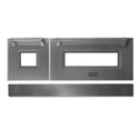 ZLINE 48" Range Door in DuraSnow Stainless Steel with Color Options - Rustic Kitchen & Bath - ZLINE Kitchen and Bath
