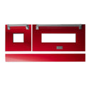 ZLINE 48" Range Door in DuraSnow Stainless Steel with Color Options - Rustic Kitchen & Bath - ZLINE Kitchen and Bath