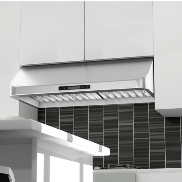 ZLINE Kitchen and Bath, ZLINE 619 Under Cabinet Range Hood in Stainless Steel, 619-30,