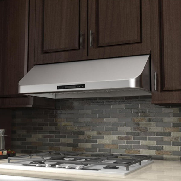 ZLINE Kitchen and Bath, ZLINE 619 Under Cabinet Range Hood in Stainless Steel, 619-30,